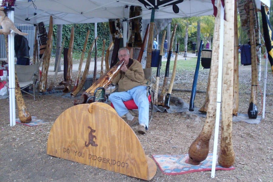 Didgeridoo — archival photograph