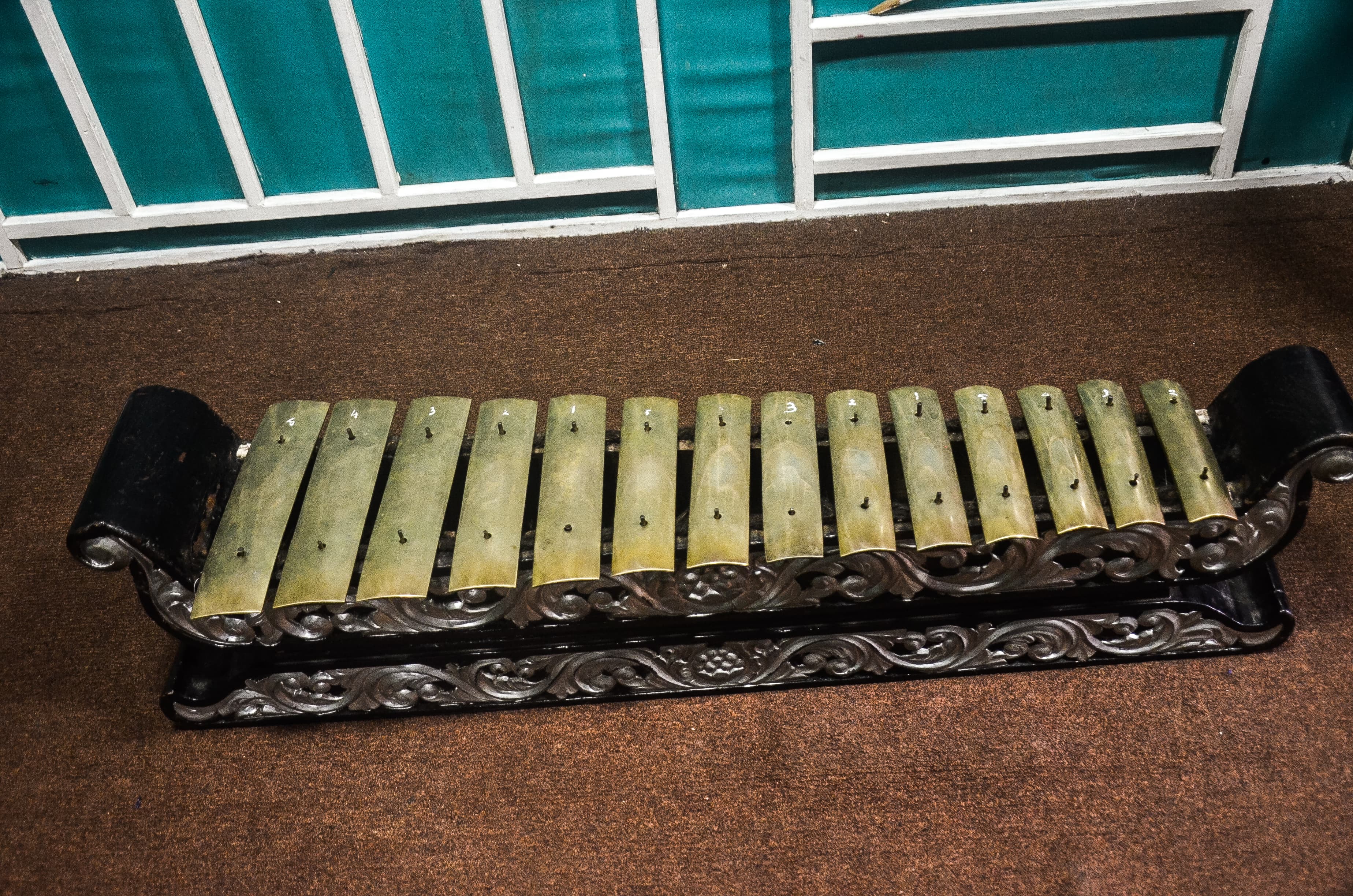 Gamelan Saron Panerus — archival photograph