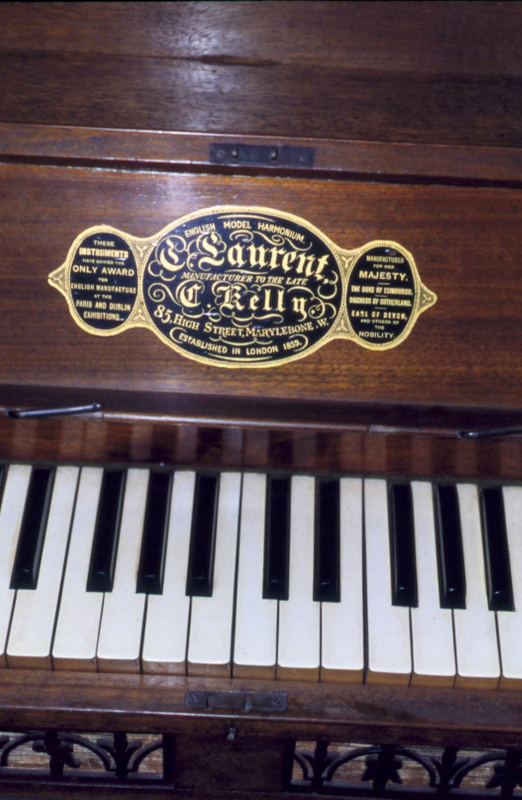 Harmonium (Indian) — archival photograph
