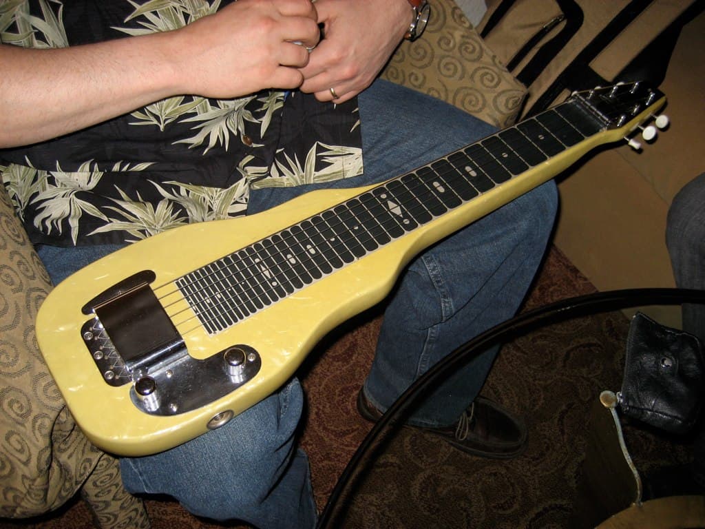 Lap Steel Guitar — archival photograph