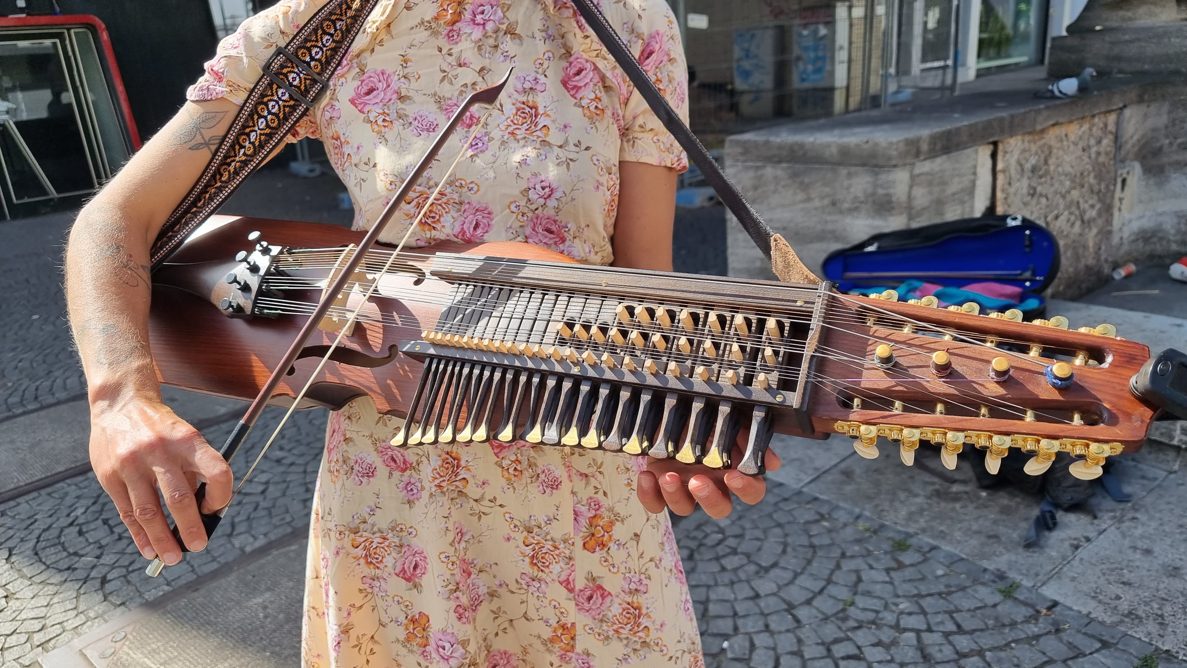 Nyckelharpa — archival photograph