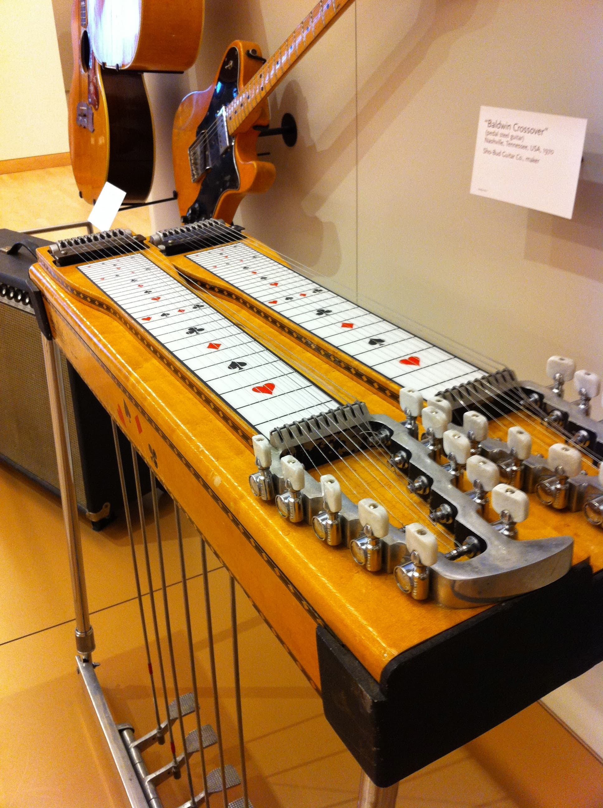 Pedal Steel Guitar — archival photograph