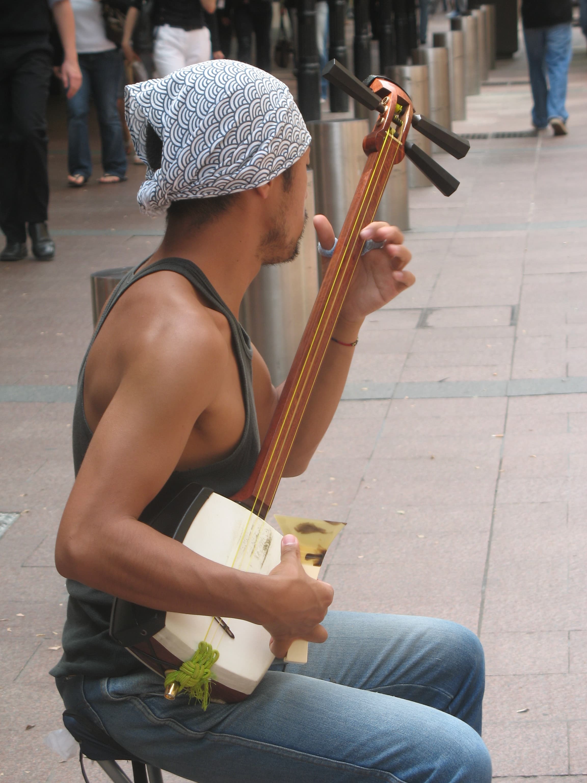 Shamisen — archival photograph