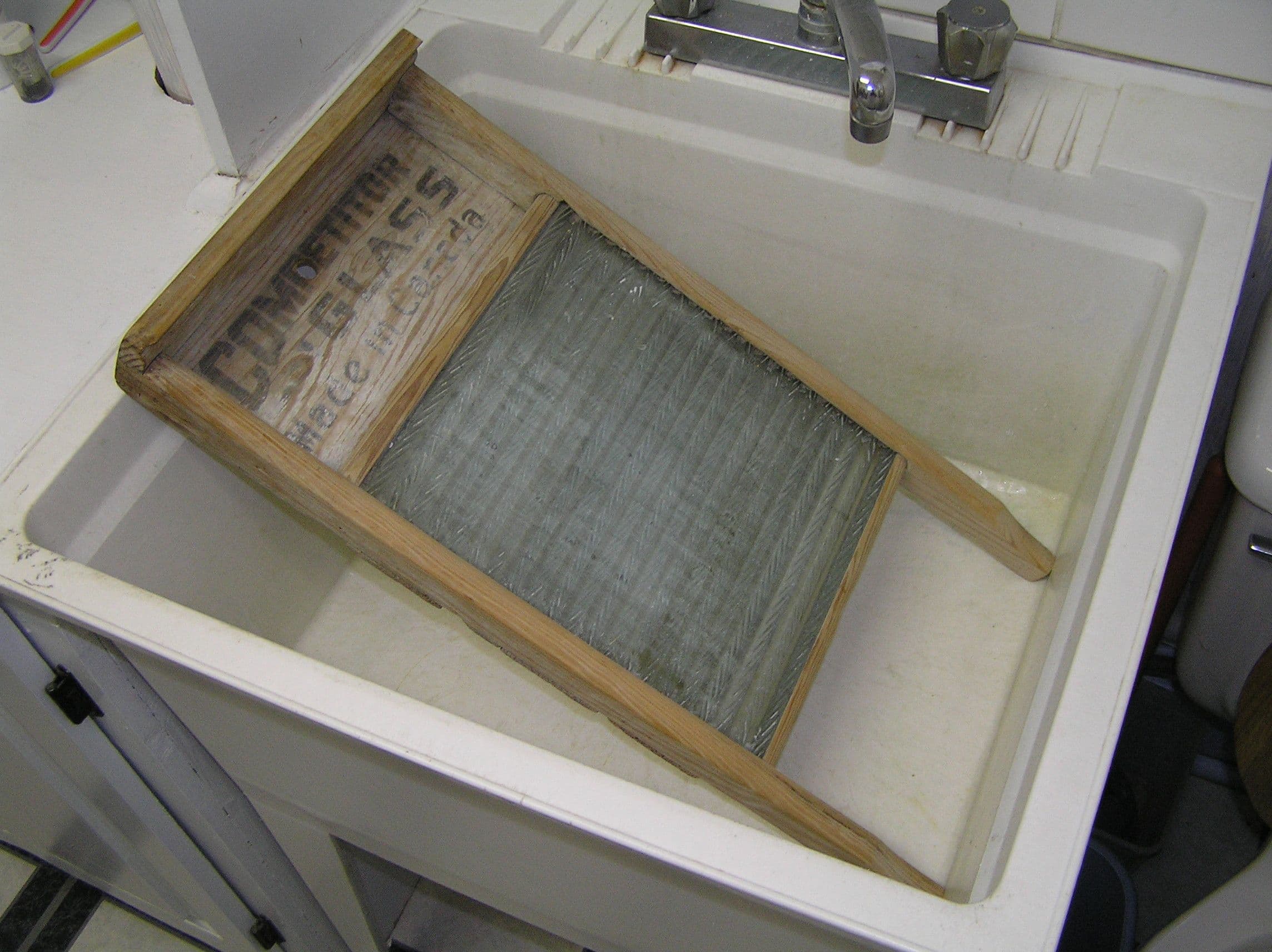 Washboard — archival photograph